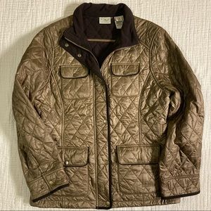 L.L. Bean Thinsulate Quilted Coat, size M